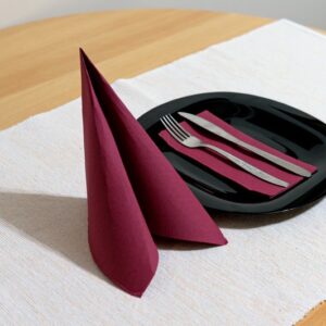 SALVETA 38X38 BORDO 50/1