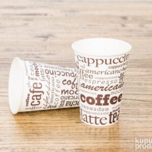 PAPIRNA ČAŠA 0.2 ZA KAFU SA POKLOPCEM 100/1